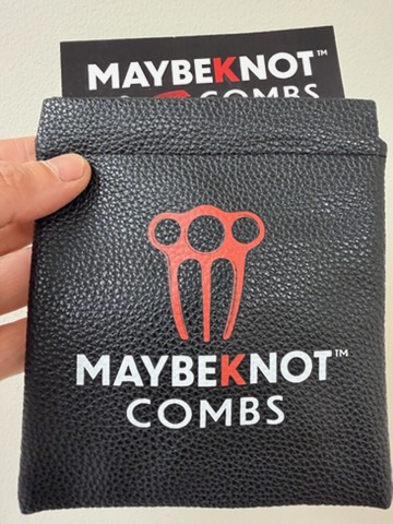 MaybeKnot leather pouch packaging